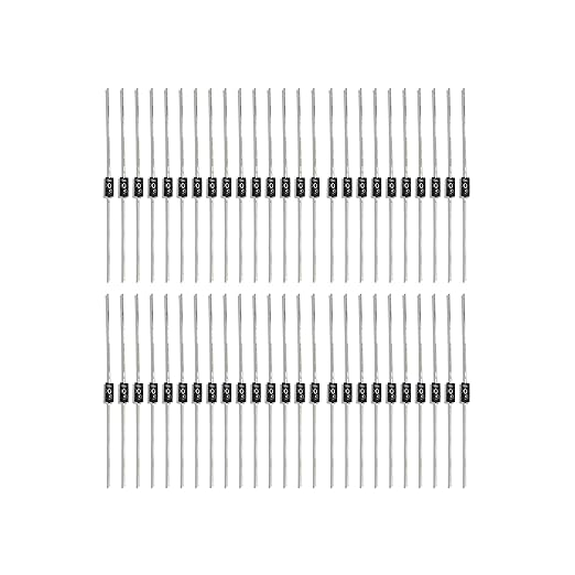 Electronic Spices 1N4007 1a 1000v Inverse Voltage Rectifier Diodes Pack of 50pcs