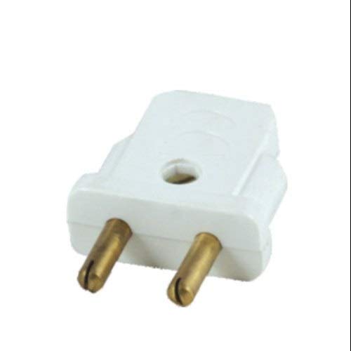 advancedestore Plastic Electric 2 Pin Male Plug (Qa)