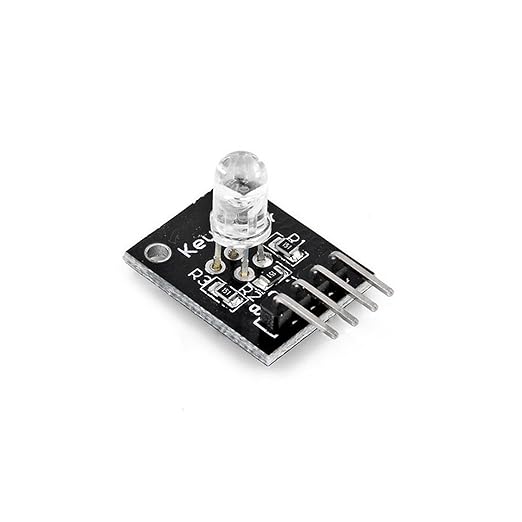 oceanlabz RGB LED Module - 3-Color Light Emitting Diode for Electronics and Other Microcontroller Projects